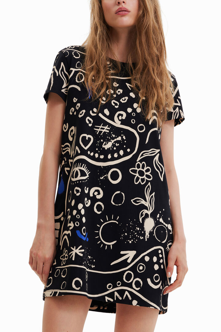 Kurzes Kleid Symbole | Desigual