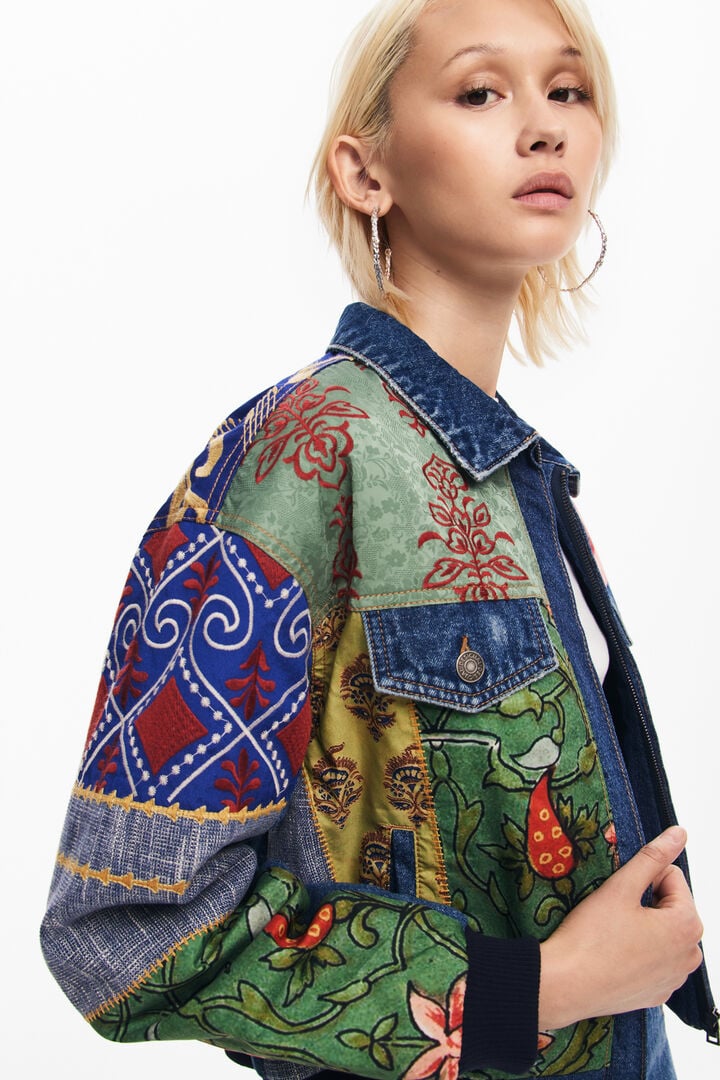 Chaqueta denim patchwork | Desigual