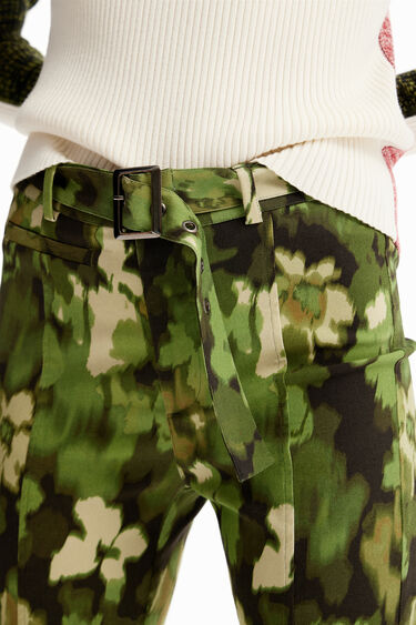 Pantalón Flare camo | Desigual