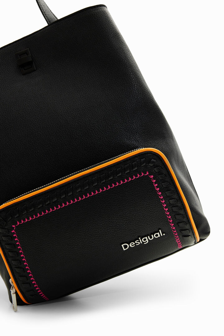 Sac à dos M convertible broderie | Desigual