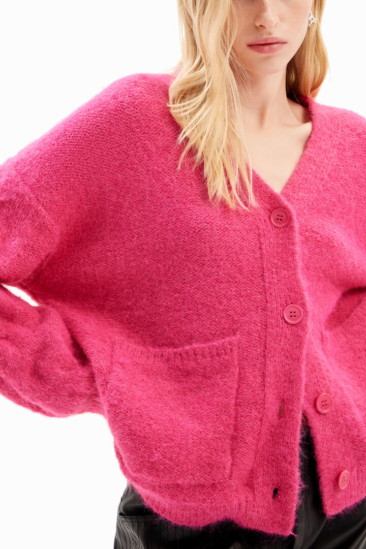 Oversize daisy cardigan | Desigual