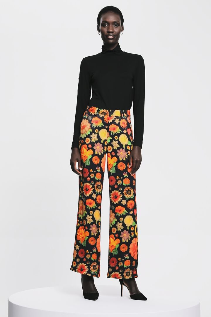 Pantalons campana floral | Desigual