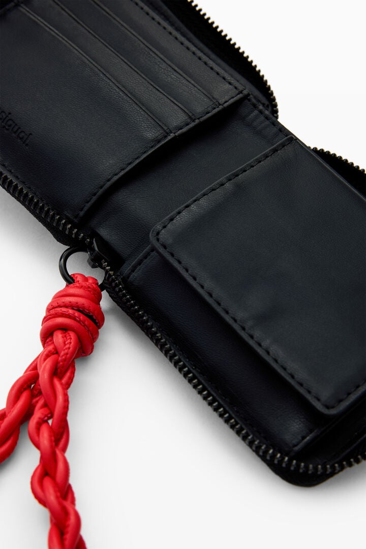 Monedero mediano textura flores | Desigual