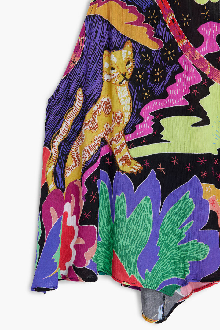 Haltertop met bloemen | Desigual