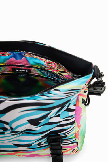 Bolso mediano geometría psicodélica | Desigual