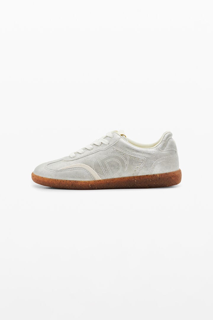 Zapatillas retro metalizadas | Desigual