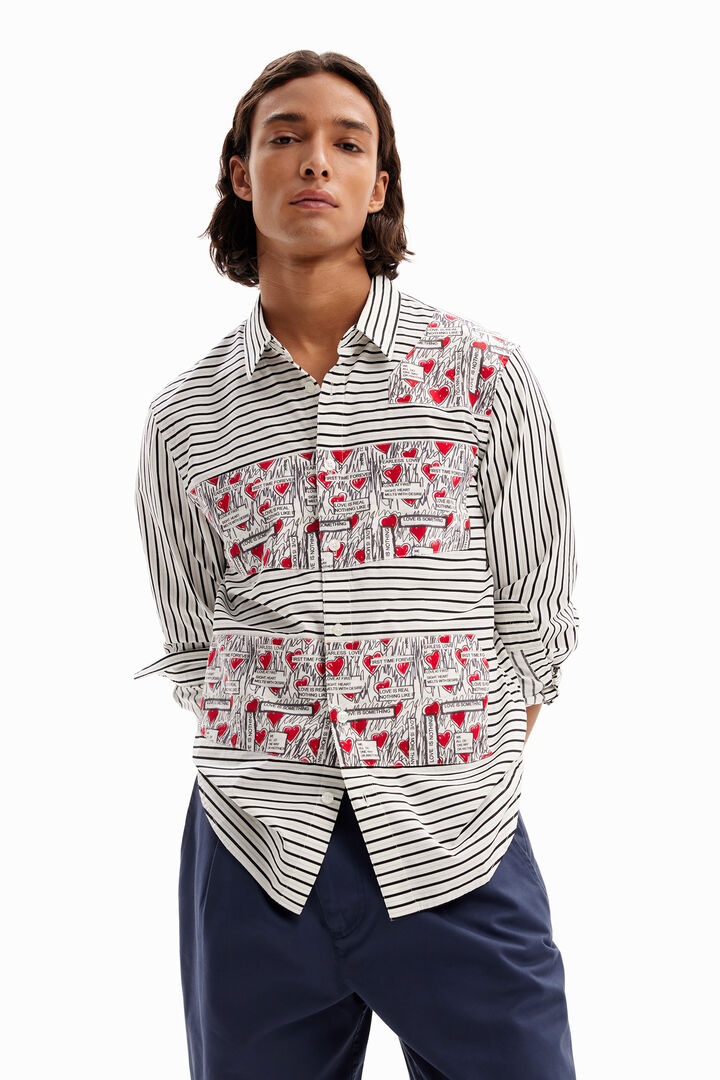 Striped love shirt