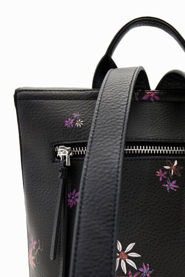 Mochilas Desigual  Mochila pequeña patch floral Mujer ⋆ Your Work Health