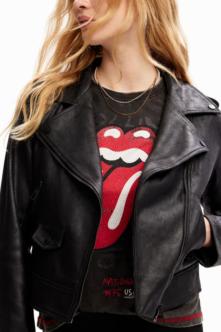 Slim biker jacket | Desigual