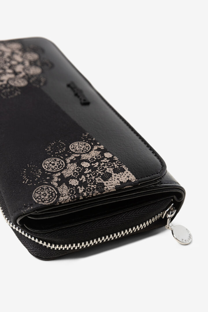 Metallic motifs coin purse | Desigual