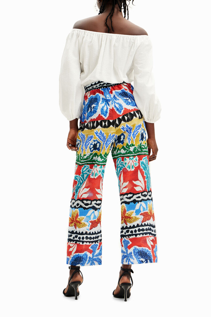 Stella Jean ethnic long jumpsuit | Desigual