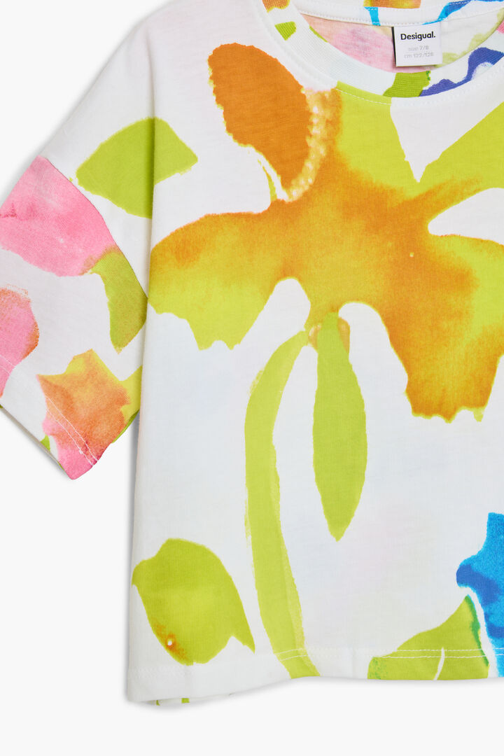 Colorful printed T-shirt | Desigual