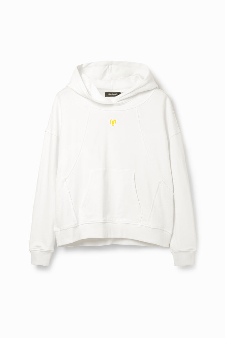Sudadera capucha patch | Desigual