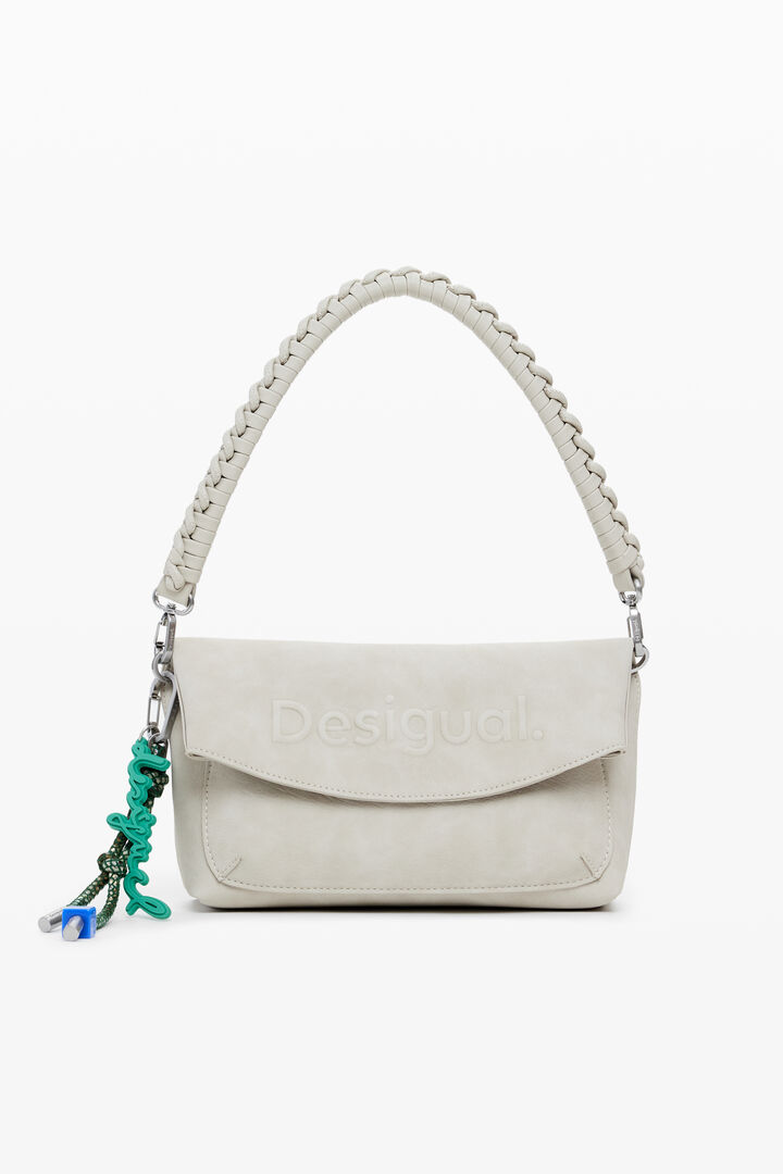 Borsa con logo 3D a patta media | Desigual