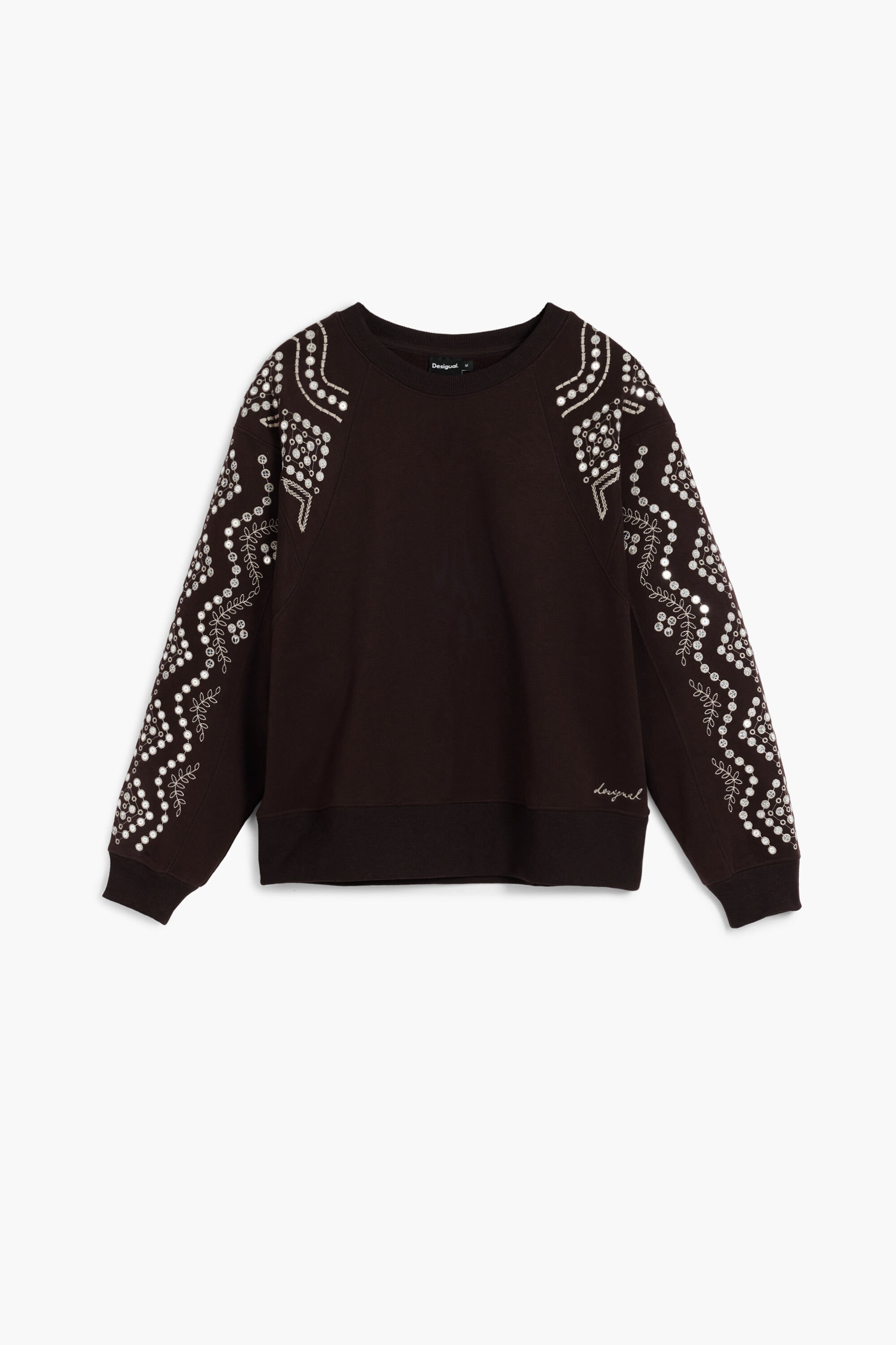 Studded sleeve sweatshirt Women's I Desigual.com