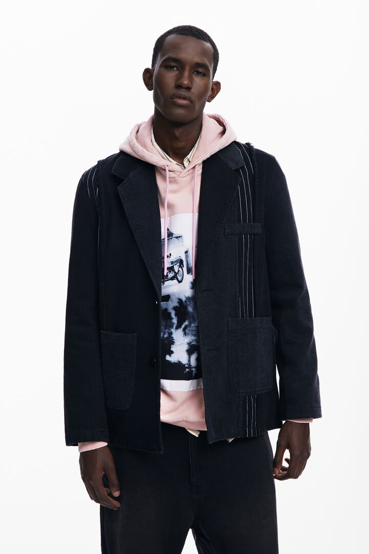 Patchwork blazer