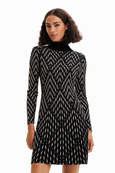Vestit curt geomètric | Desigual