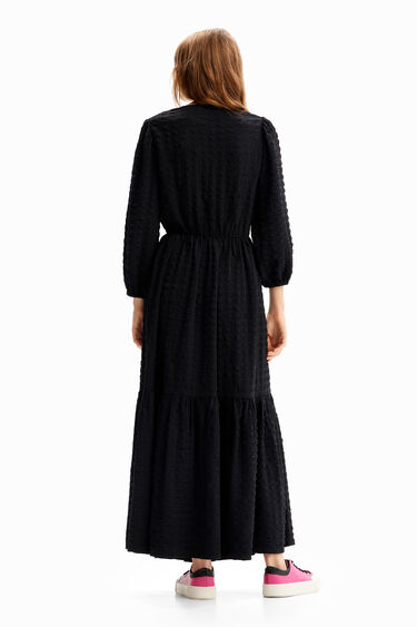 Vestit llarg textura | Desigual
