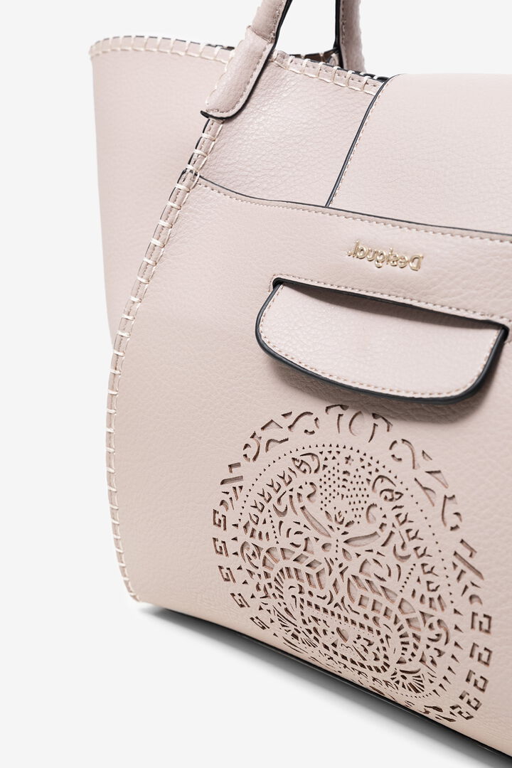 Borsa con mandala traforato tribale | Desigual