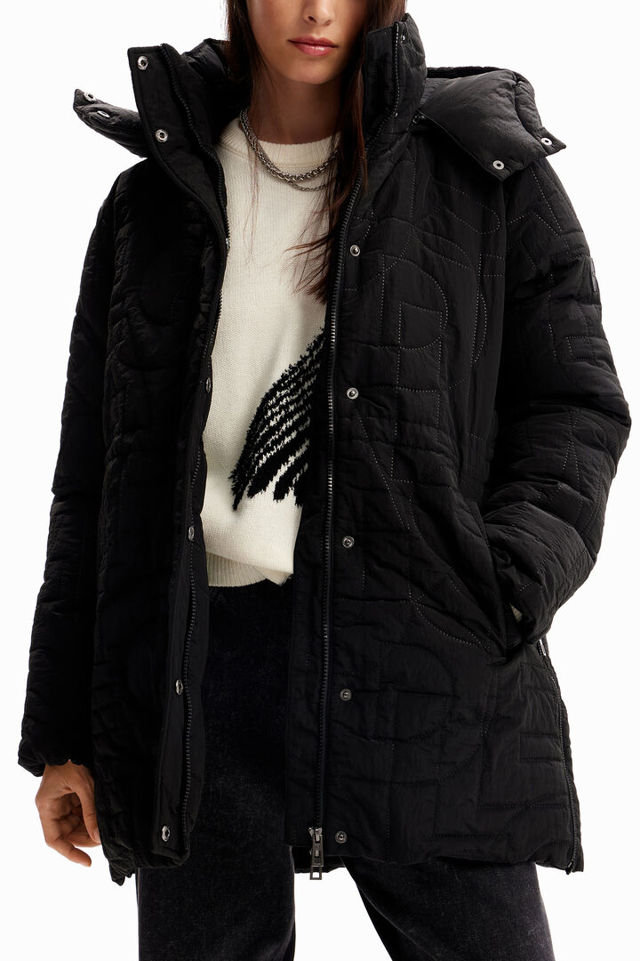 Abrigo acolchado cremalleras | Desigual