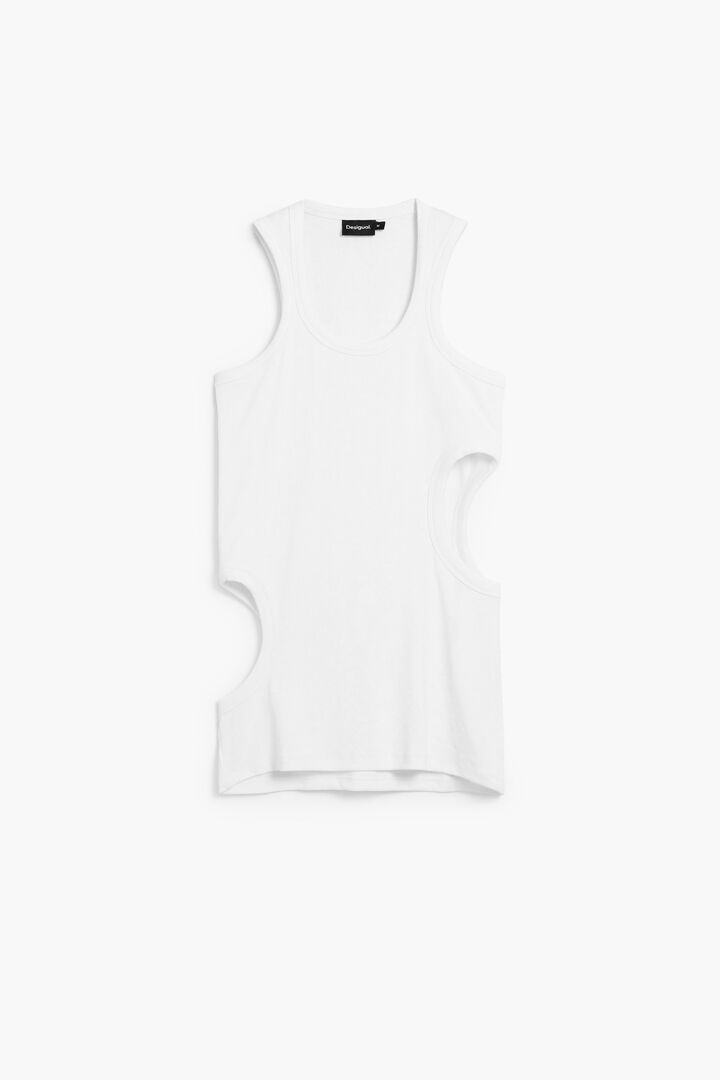 Ärmelloses Cut-Out-T-Shirt | Desigual
