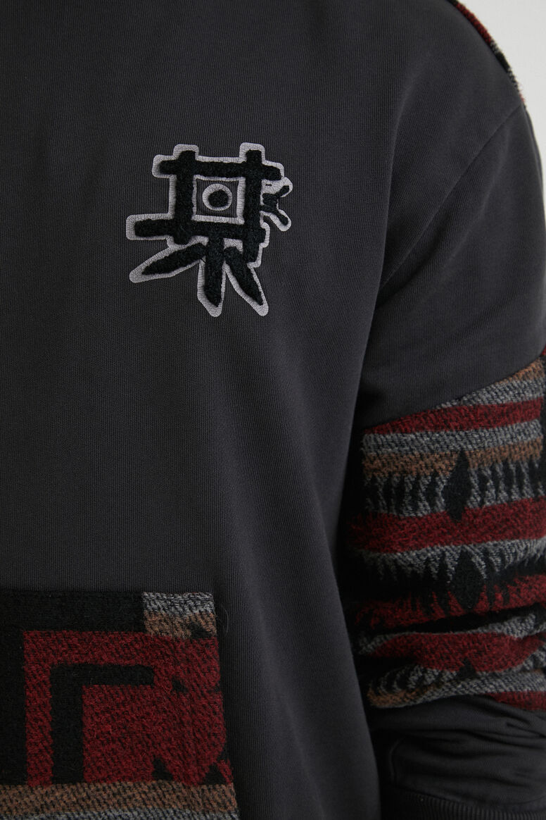Ethnic motif sweatshirt | Desigual