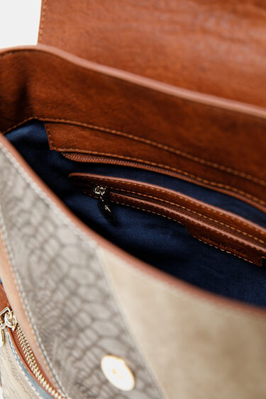 Zaino Borsa Patch E Denim Desigual Com