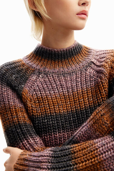 Striped knit pullover | Desigual