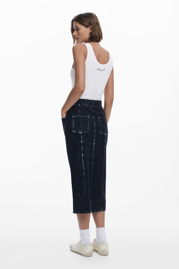 Combined midi dress | Desigual