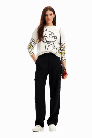 Jersei brodat Mickey Mouse | Desigual