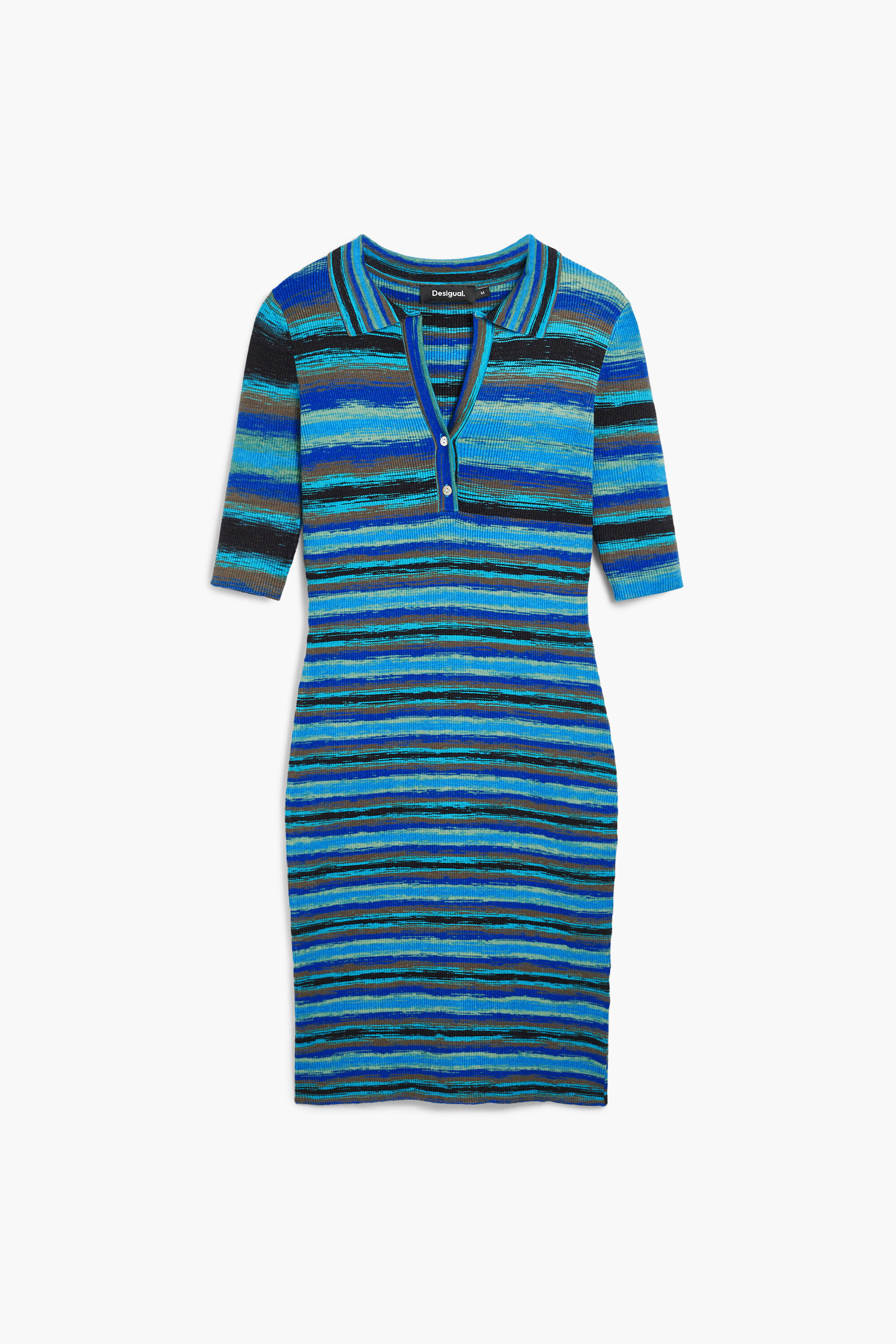 みゆり　Desigual   693254 Polo-style knit dress Women's I Desigual.com