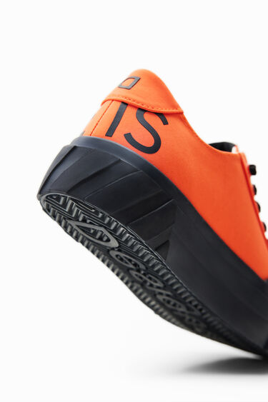 Sneakers met plateauzool en Life is Awesome | Desigual