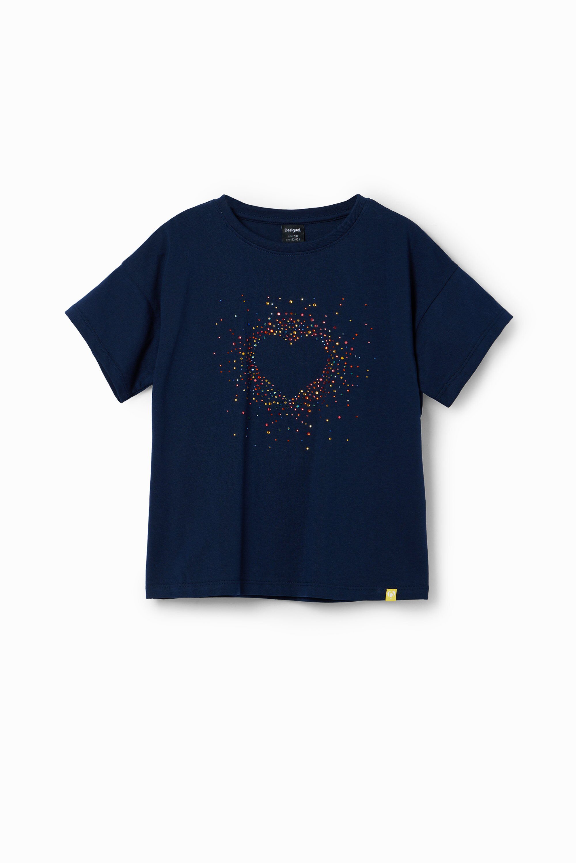 T-Shirt Herz Strass