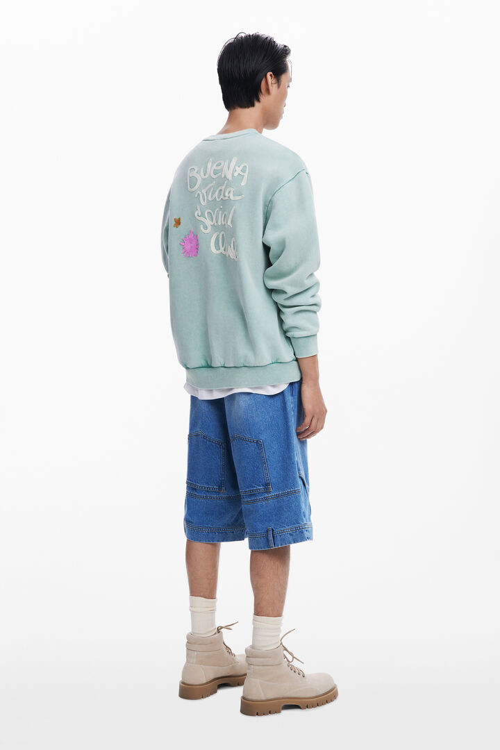 Sweat-shirt brodé BuenaVida | Desigual