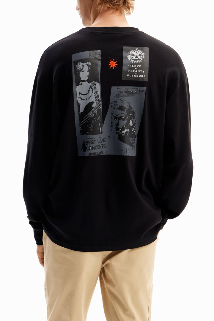 Newspaper sun T-shirt | Desigual