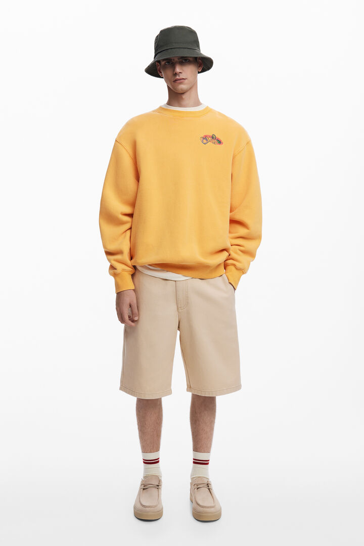 Embroidered sweatshirt | Desigual