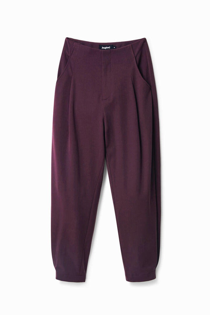 Cropped slouchy trousers | Desigual
