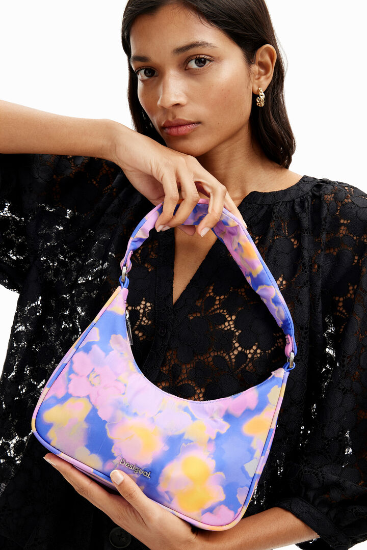 Bolso de hombro S flores | Desigual