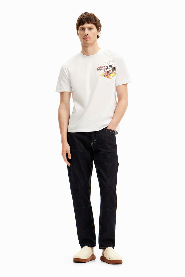 Camiseta de manga corta Mickey Mouse y frase | Desigual