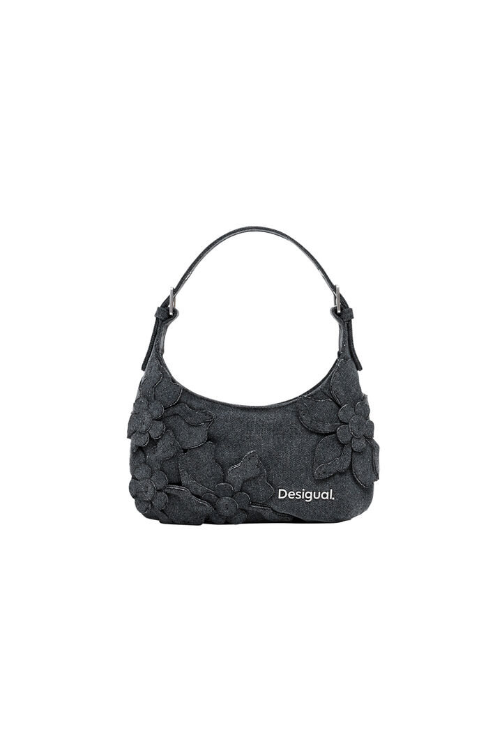 Petit sac à fleurs appliquées
