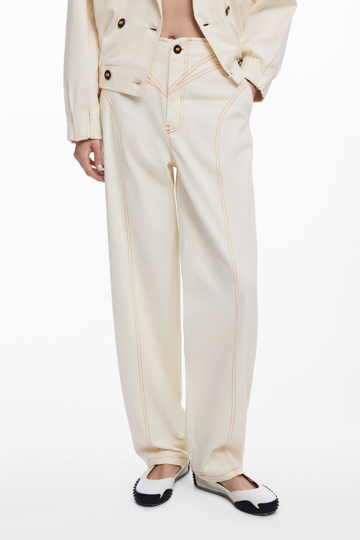 Pantalón balloon bolsillos frontales | Desigual