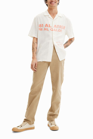 Linen resort shirt | Desigual
