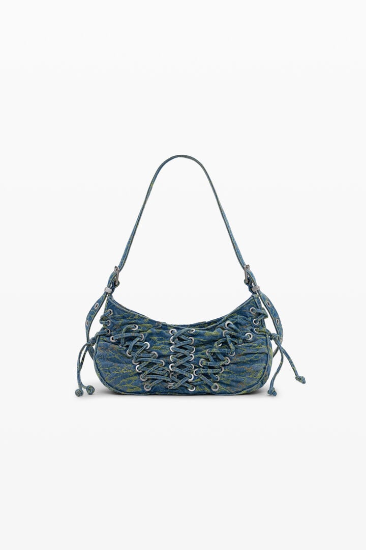 Sac moyen corset en denim