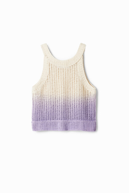 Top tricot degradado