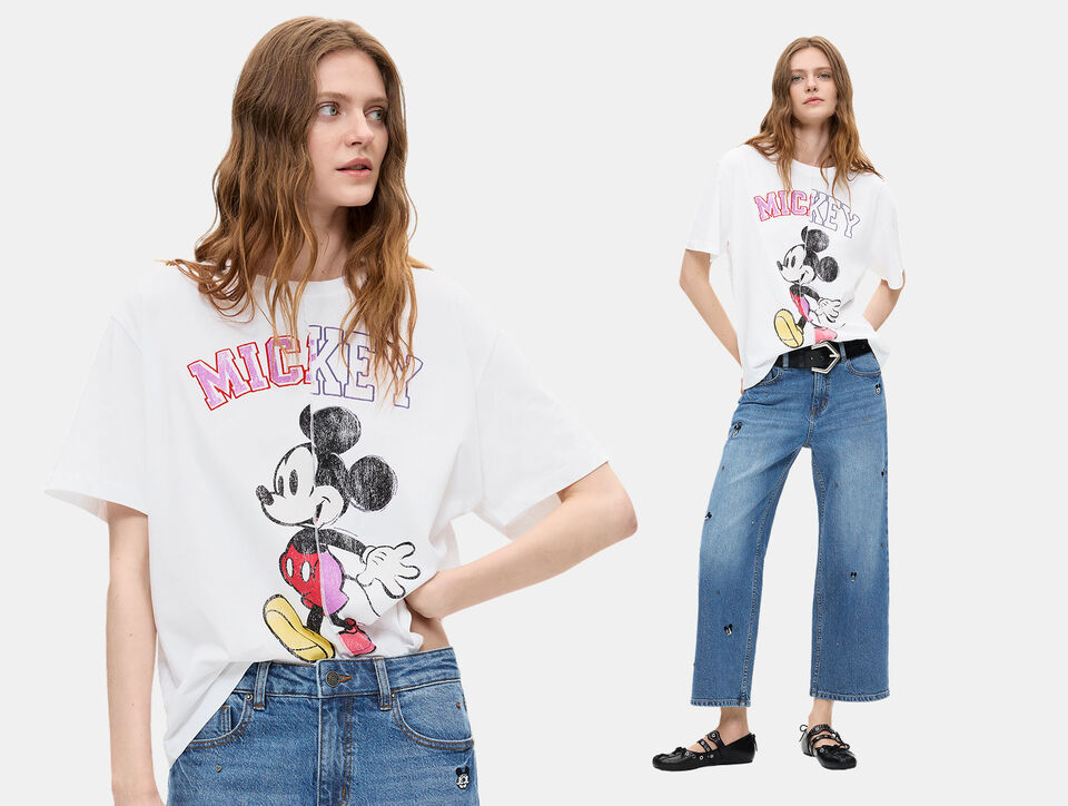 Pantal&oacute;n Vaquero Culotte Mickey&trade;