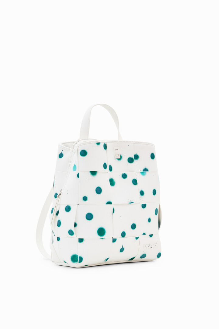 S woven droplets backpack | Desigual