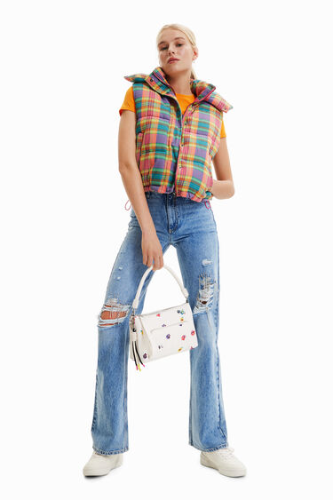 Plaid padded gilet | Desigual