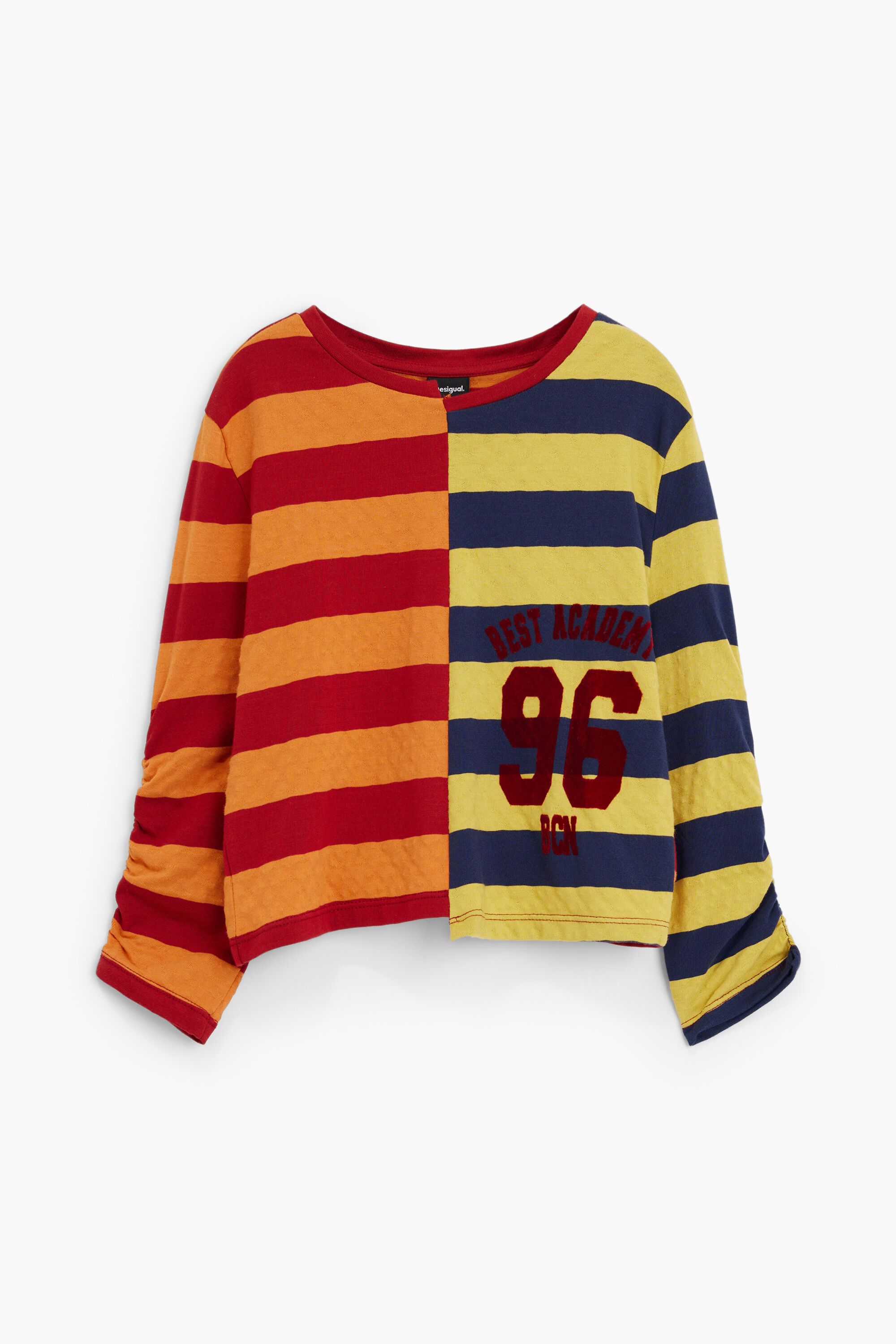 Desigual maglietta aderente a righe