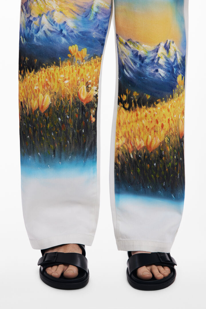 Pantalón largo paisaje | Desigual