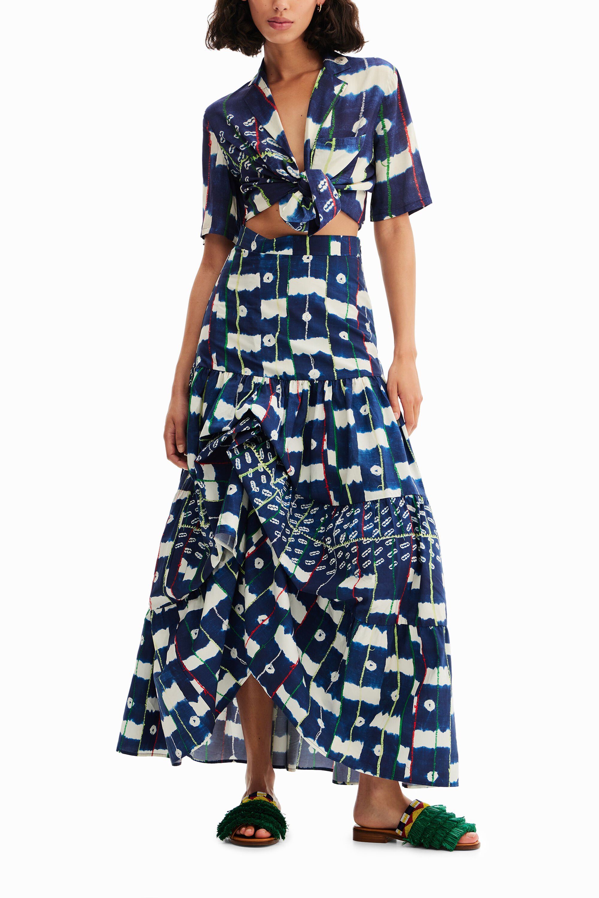 大特価 Women's Stella Jean multi-position long skirt I Desigual.com スカート